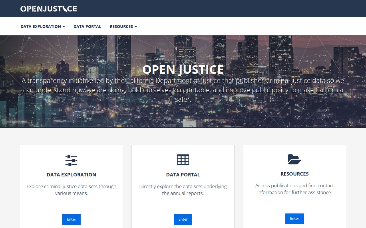 Colusa County criminal records data through California DOJ OpenJustice